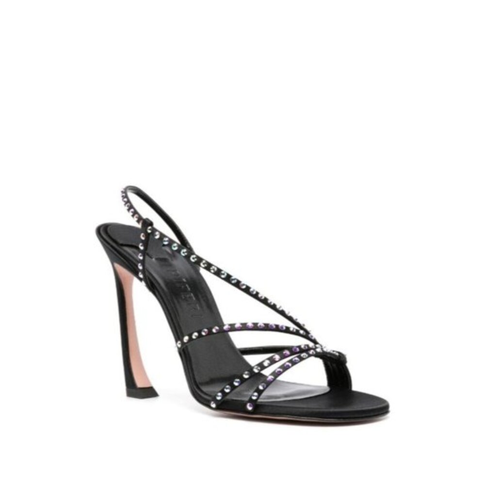 NEW Pīferi 120mm rhinestone slingback sandals Heels size 38.5